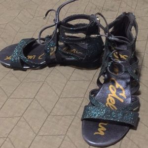 Sam Edelman Navy Sparkle sandals size 5